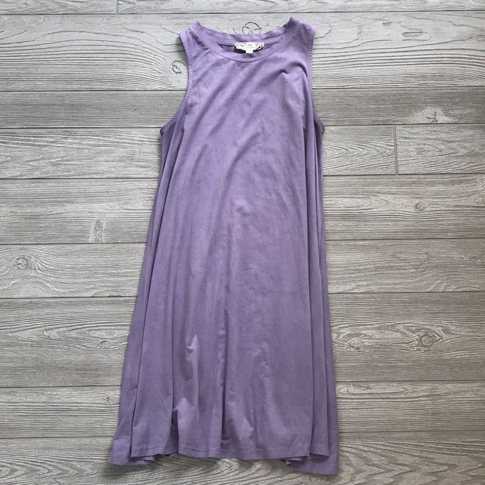 Lavender shift dress
